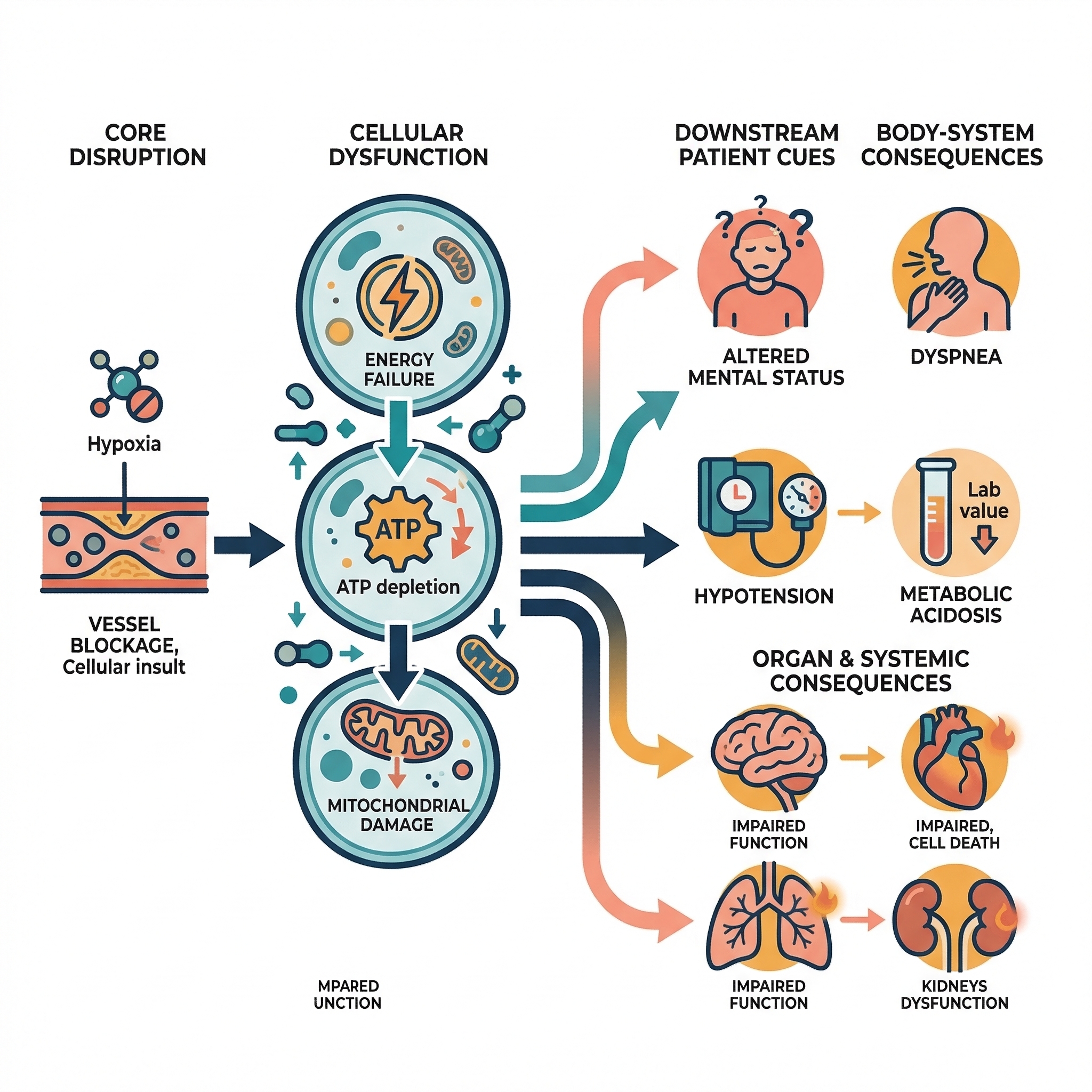 Core Disruption to Clinical Consequences